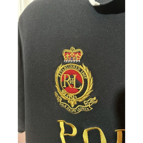 Polo Ralph Lauren Polo Mens XXL Custom Slim Fit Big Pony Crest #3 Spell Out - Picture 3 of 8